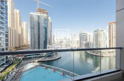 Apartment - 1 Bedroom - 2 Bathrooms for rent in Central Tower - Bay Central - Dubai Marina - Dubai