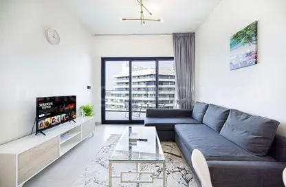 Living Room image for: Apartment - 1 Bedroom - 2 Bathrooms for rent in Binghatti Creek - Al Jaddaf - Dubai, Image 1