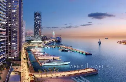 Apartment - 3 Bedrooms - 4 Bathrooms for sale in Seapoint - EMAAR Beachfront - Dubai Harbour - Dubai