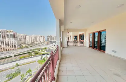 Apartment - 3 Bedrooms - 5 Bathrooms for rent in Marina Residences 3 - Marina Residences - Palm Jumeirah - Dubai