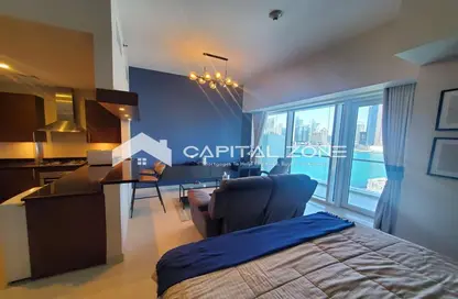 Apartment - 1 Bathroom for rent in West Wharf - Business Bay - Dubai