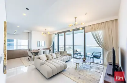 Apartment - 2 Bedrooms - 2 Bathrooms for rent in Beach Isle - EMAAR Beachfront - Dubai Harbour - Dubai