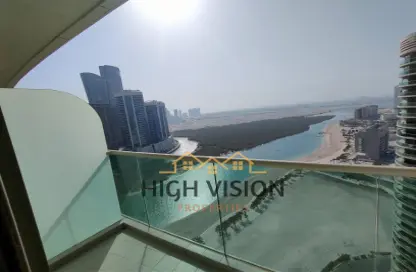 Apartment - 1 Bedroom - 2 Bathrooms for rent in Beach Towers - Shams Abu Dhabi - Al Reem Island - Abu Dhabi