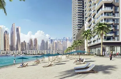 Apartment - 3 Bedrooms - 4 Bathrooms for sale in Beach Mansion - EMAAR Beachfront - Dubai Harbour - Dubai