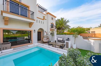 Villa - 3 Bedrooms - 4 Bathrooms for rent in Redwood Park - Fire - Jumeirah Golf Estates - Dubai