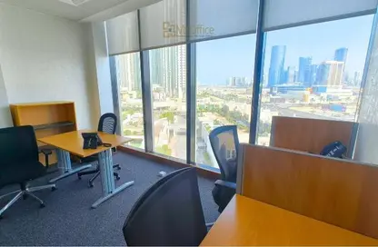 Office Space - Studio - 4 Bathrooms for rent in Tamouh Tower - Marina Square - Al Reem Island - Abu Dhabi