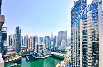 Apartment - 1 Bedroom - 2 Bathrooms for rent in Sanibel Tower - Park Island - Dubai Marina - Dubai