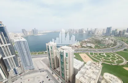 Apartment - 2 Bedrooms - 4 Bathrooms for rent in Al Kaloti Tower - Al Majaz 2 - Al Majaz - Sharjah