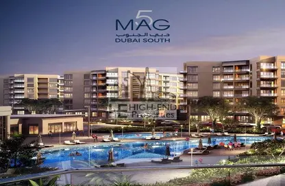 Apartment - 2 Bedrooms - 2 Bathrooms for rent in MAG 530 - Mag 5 Boulevard - Dubai South (Dubai World Central) - Dubai