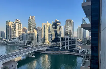 Apartment - 1 Bedroom - 2 Bathrooms for sale in Continental Tower - Dubai Marina - Dubai