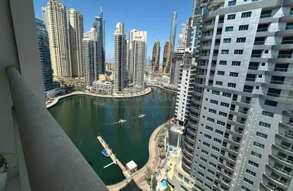 Apartment - 1 Bedroom - 2 Bathrooms for rent in Marina View Tower A - Marina View - Dubai Marina - Dubai