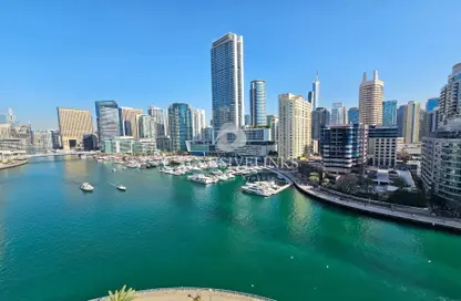 Apartment - 2 Bedrooms - 3 Bathrooms for rent in Marina Wharf 1 - Marina Wharf - Dubai Marina - Dubai