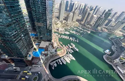 Apartment - 3 Bedrooms - 4 Bathrooms for rent in Damac Heights - Dubai Marina - Dubai