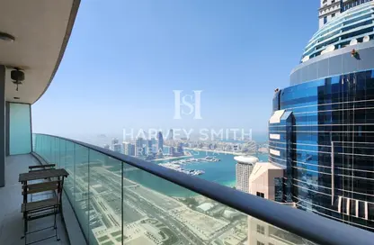 Apartment - 2 Bedrooms - 3 Bathrooms for rent in Damac Heights - Dubai Marina - Dubai