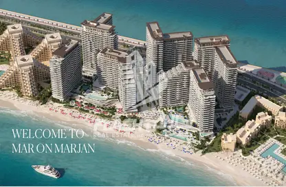 Apartment - 2 Bedrooms - 3 Bathrooms for sale in Rosso Bay Residence - Al Marjan Island - Ras Al Khaimah