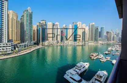 Apartment - 3 Bedrooms - 4 Bathrooms for rent in Ary Marina View Tower - Dubai Marina - Dubai