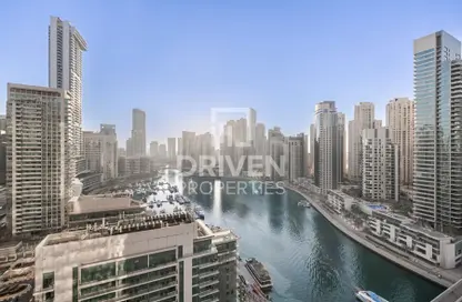 Apartment - 3 Bedrooms - 4 Bathrooms for rent in Silverene Tower A - Silverene - Dubai Marina - Dubai