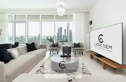 Apartment - 3 Bedrooms - 4 Bathrooms for rent in Sunrise Bay - EMAAR Beachfront - Dubai Harbour - Dubai