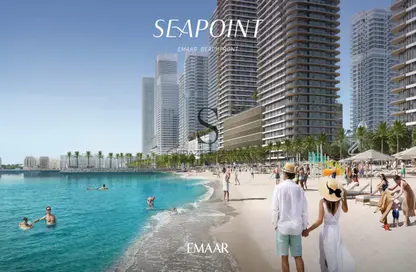 Apartment - 1 Bedroom - 1 Bathroom for sale in Seapoint - EMAAR Beachfront - Dubai Harbour - Dubai