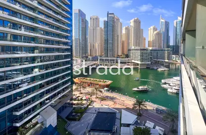 Apartment - 1 Bedroom - 2 Bathrooms for sale in Silverene Tower B - Silverene - Dubai Marina - Dubai