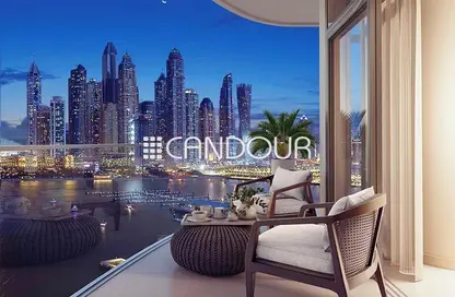 Apartment - 1 Bedroom - 1 Bathroom for sale in Palace Beach Residence - EMAAR Beachfront - Dubai Harbour - Dubai