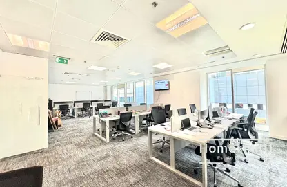 Office Space - Studio - 1 Bathroom for rent in Al Habtoor Business Tower - Dubai Marina - Dubai