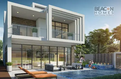 Outdoor House image for: Townhouse - 4 Bedrooms - 3 Bathrooms for sale in Belair Damac Hills - By Trump Estates - DAMAC Hills - Dubai, Image 1