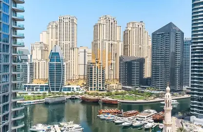 Apartment - 1 Bedroom - 2 Bathrooms for rent in Manchester Tower - Dubai Marina - Dubai