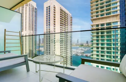 Apartment - 1 Bedroom - 1 Bathroom for rent in Beach Vista - EMAAR Beachfront - Dubai Harbour - Dubai