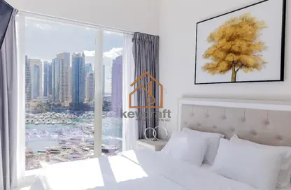 Apartment - 2 Bedrooms - 3 Bathrooms for rent in Damac Heights - Dubai Marina - Dubai