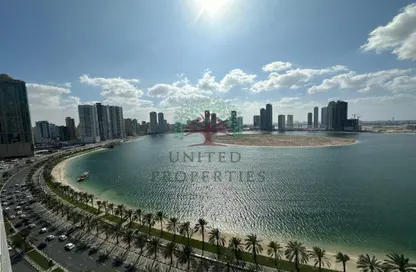 Apartment - 1 Bedroom - 2 Bathrooms for rent in Beach Tower 1 - Al Khan Lagoon - Al Khan - Sharjah