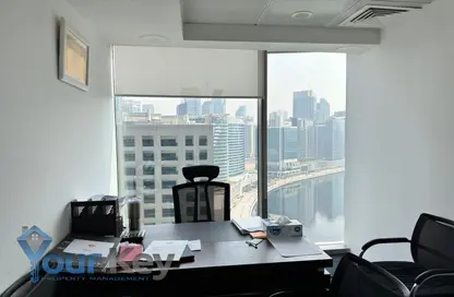 Office Space - Studio - 1 Bathroom for rent in The Binary Tower - Business Bay - Dubai