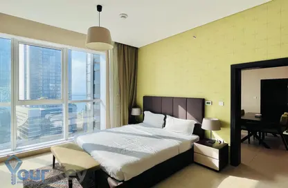 Apartment - 1 Bedroom - 2 Bathrooms for rent in Al Jowhara Tower - Corniche Road - Abu Dhabi