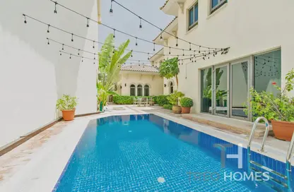 Villa - 4 Bedrooms - 5 Bathrooms for rent in Garden Homes Frond B - Garden Homes - Palm Jumeirah - Dubai