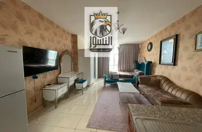 Apartment - 1 Bathroom for rent in Orient Tower 2 - Orient Towers - Al Bustan - Ajman