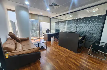 Office Space - Studio - 2 Bathrooms for rent in Al Saqr Business Tower - Sheikh Zayed Road - Dubai