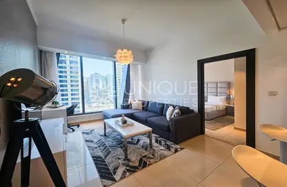 Apartment - 1 Bedroom - 2 Bathrooms for rent in Silverene Tower A - Silverene - Dubai Marina - Dubai