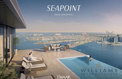 Apartment - 2 Bedrooms - 2 Bathrooms for sale in EMAAR Beachfront - Dubai Harbour - Dubai