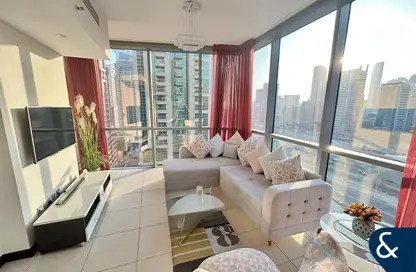 Apartment - 1 Bedroom - 2 Bathrooms for rent in Indigo Tower - JLT Cluster D - Jumeirah Lake Towers - Dubai