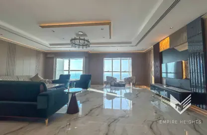 Apartment - 4 Bedrooms - 6 Bathrooms for rent in Elite Residence - Dubai Marina - Dubai