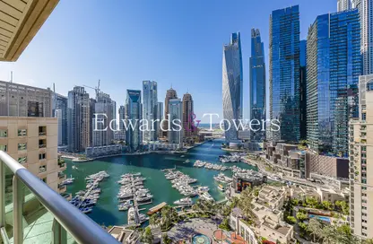 Apartment - 1 Bedroom - 2 Bathrooms for rent in Al Mesk Tower - Emaar 6 Towers - Dubai Marina - Dubai