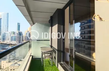 Apartment - 1 Bathroom for rent in Escan Tower - Dubai Marina - Dubai