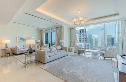 Apartment - 3 Bedrooms - 3 Bathrooms for rent in The Address Residence Fountain Views 1 - The Address Residence Fountain Views - Downtown Dubai - Dubai