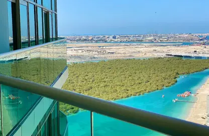 Apartment - 2 Bedrooms - 2 Bathrooms for rent in Beach Towers - Shams Abu Dhabi - Al Reem Island - Abu Dhabi