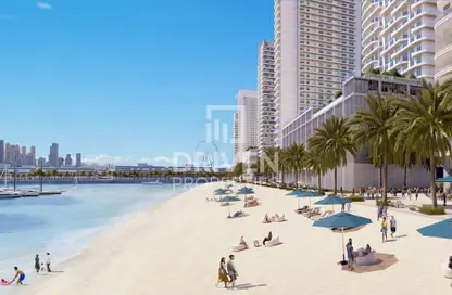 Apartment - 2 Bedrooms - 2 Bathrooms for sale in Beachgate by Address - EMAAR Beachfront - Dubai Harbour - Dubai