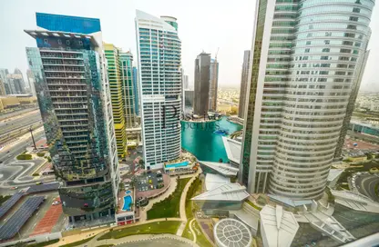 Apartment - 1 Bathroom for rent in Goldcrest Executive - JLT Cluster C - Jumeirah Lake Towers - Dubai