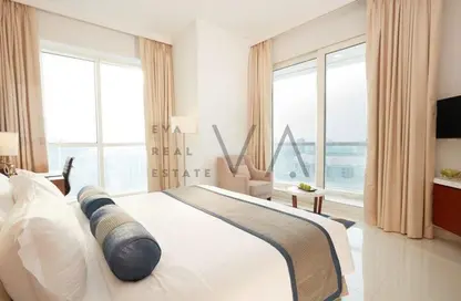 النزل و الشقق الفندقية - 2 غرف نوم - 2 حمامات للايجار في تريبان للاجنحة الفندقية لفخر الدين - مدينة دبي الرياضية - دبي