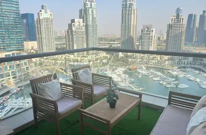 Apartment - 2 Bedrooms - 3 Bathrooms for rent in Iris Blue - Dubai Marina - Dubai