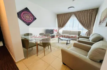 Apartment - 1 Bedroom - 2 Bathrooms for rent in Beach Tower 1 - Al Khan Lagoon - Al Khan - Sharjah