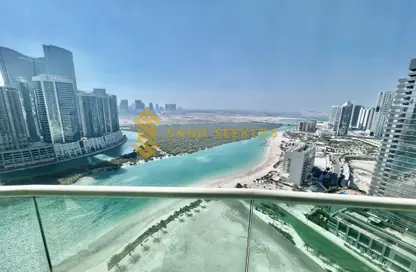 Apartment - 4 Bedrooms - 5 Bathrooms for rent in Beach Towers - Shams Abu Dhabi - Al Reem Island - Abu Dhabi